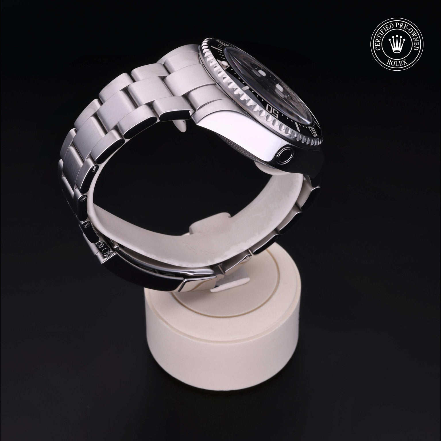 Rolex CPO Sea-Dweller M116660 front on white background
