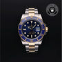Rolex CPO Submariner M116613LB front on white background