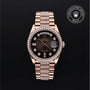 Rolex Certified Pre-owned Day-date M128345RBR-0041 front on black background