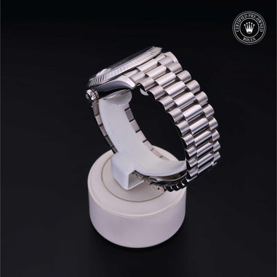 Rolex CPO Day-date M228239 front on white background