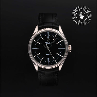 Rolex CPO Cellini M50509 front on white background