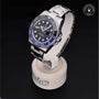 Rolex Certified Pre-owned GMT M126710BLNR-0003 front on black background
