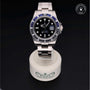 Rolex Certified Pre-owned GMT M116749SABLNR-0001 front on black background
