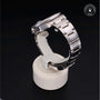 Rolex Certified Pre-owned GMT M116749SABLNR-0001 front on black background