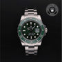 Rolex CPO Submariner M116610LV front on white background