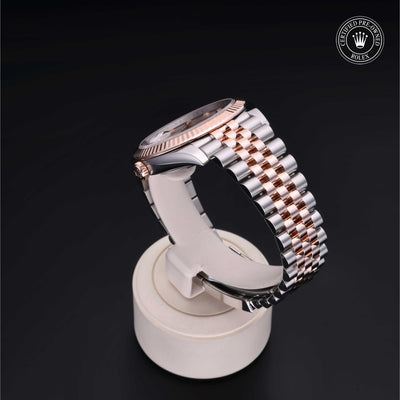 Rolex CPO Datejust M126331 front on white background
