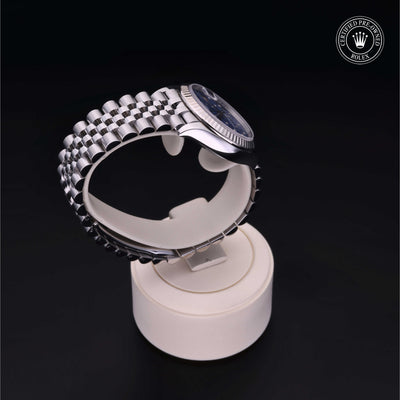 Rolex Certified Pre-owned Lady Datejust M278274-0036 front on black background