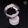 Rolex Certified Pre-owned GMT M116713LN-0001 front on black background
