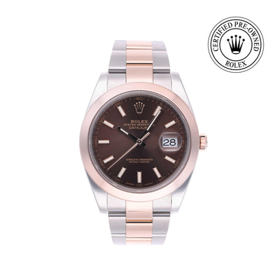 Rolex CPO Datejust M126301 front on white background