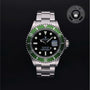 Rolex Certified Pre-owned Submariner M16610LV-0002 front on black background