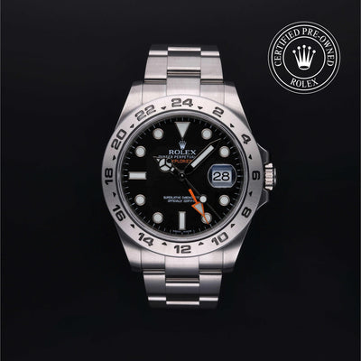 Rolex CPO Explorer M216570 front on white background