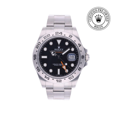 Rolex CPO Explorer M216570 front on white background
