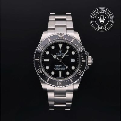 Rolex CPO Sea-Dweller M116600 front on white background
