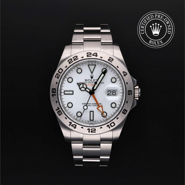 Rolex CPO Explorer M216570 front on white background