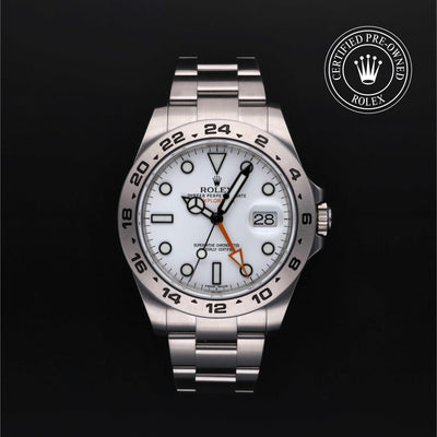 Rolex CPO Explorer M216570 front on white background