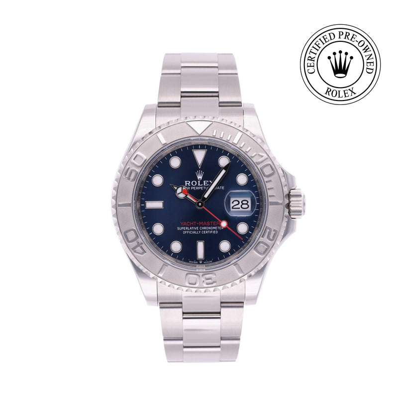 Rolex CPO Yacht-Master M126622 front on white background