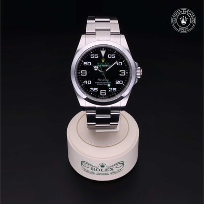 Rolex CPO Air-King M126900 front on white background