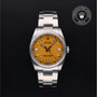 Rolex Certified Pre-owned Oyster Perpetual M126000-0004 front on black background