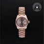 Rolex Certified Pre-owned Lady Datejust M279165-0001 front on black background