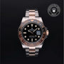 Rolex Certified Pre-owned GMT M126711CHNR-0002 front on black background