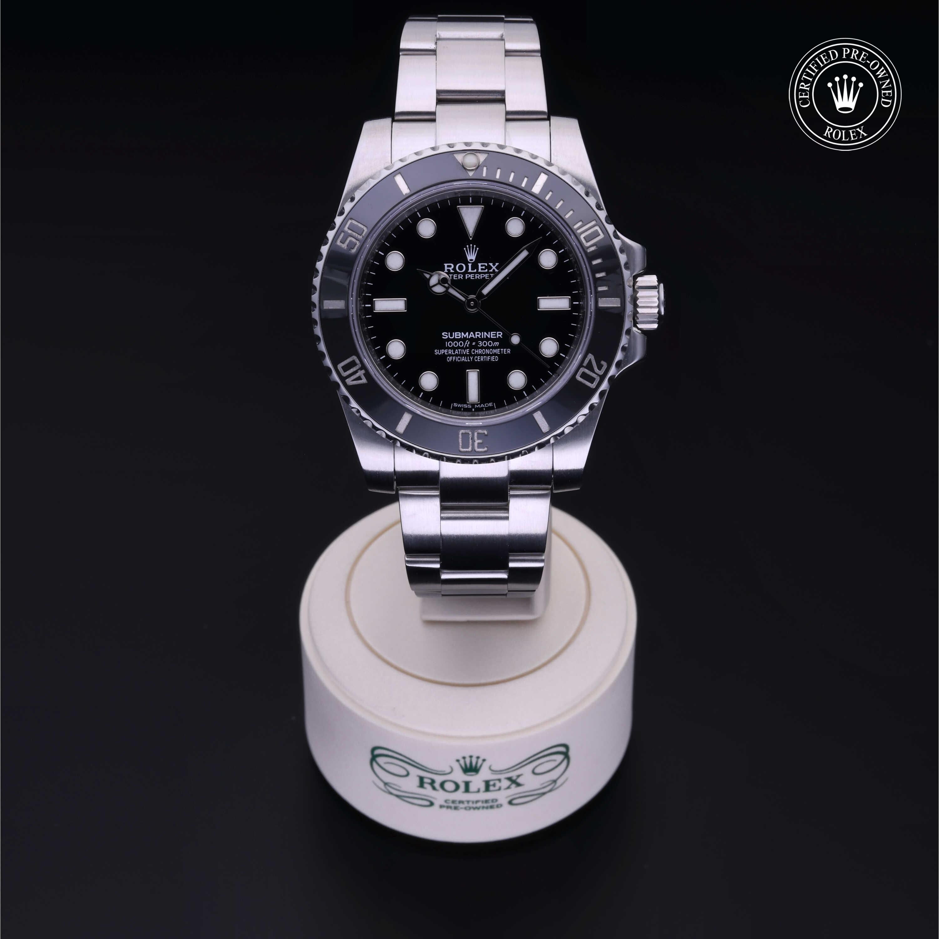 Rolex CPO Submariner M114060 front on white background