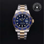 Rolex Certified Pre-owned Submariner M126613LB-0002 front on black background