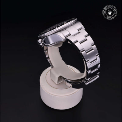 Rolex Certified Pre-owned Sea-Dweller M116660-0003 front on black background