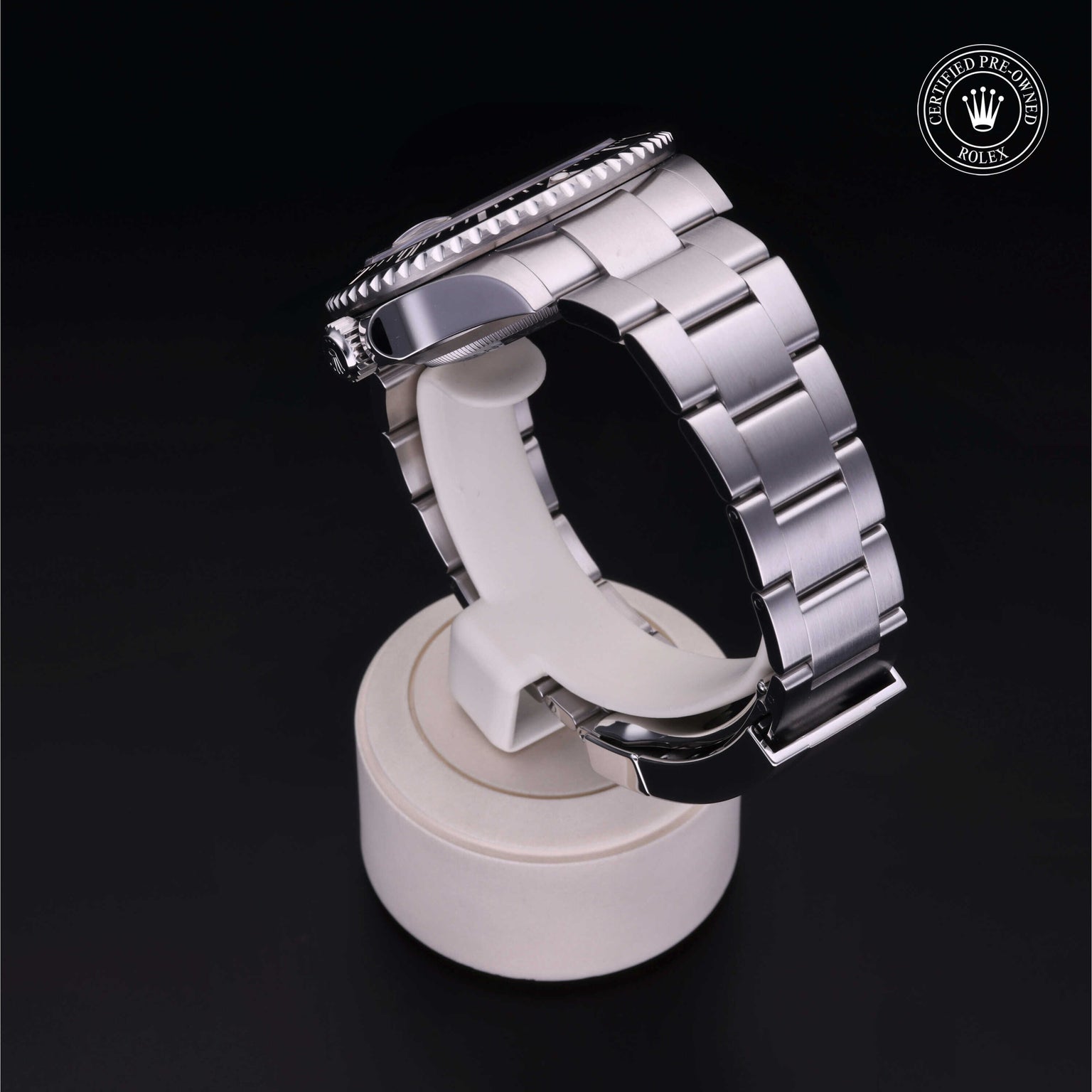Rolex Certified Pre-owned Sea-Dweller M126600-0001 front on black background