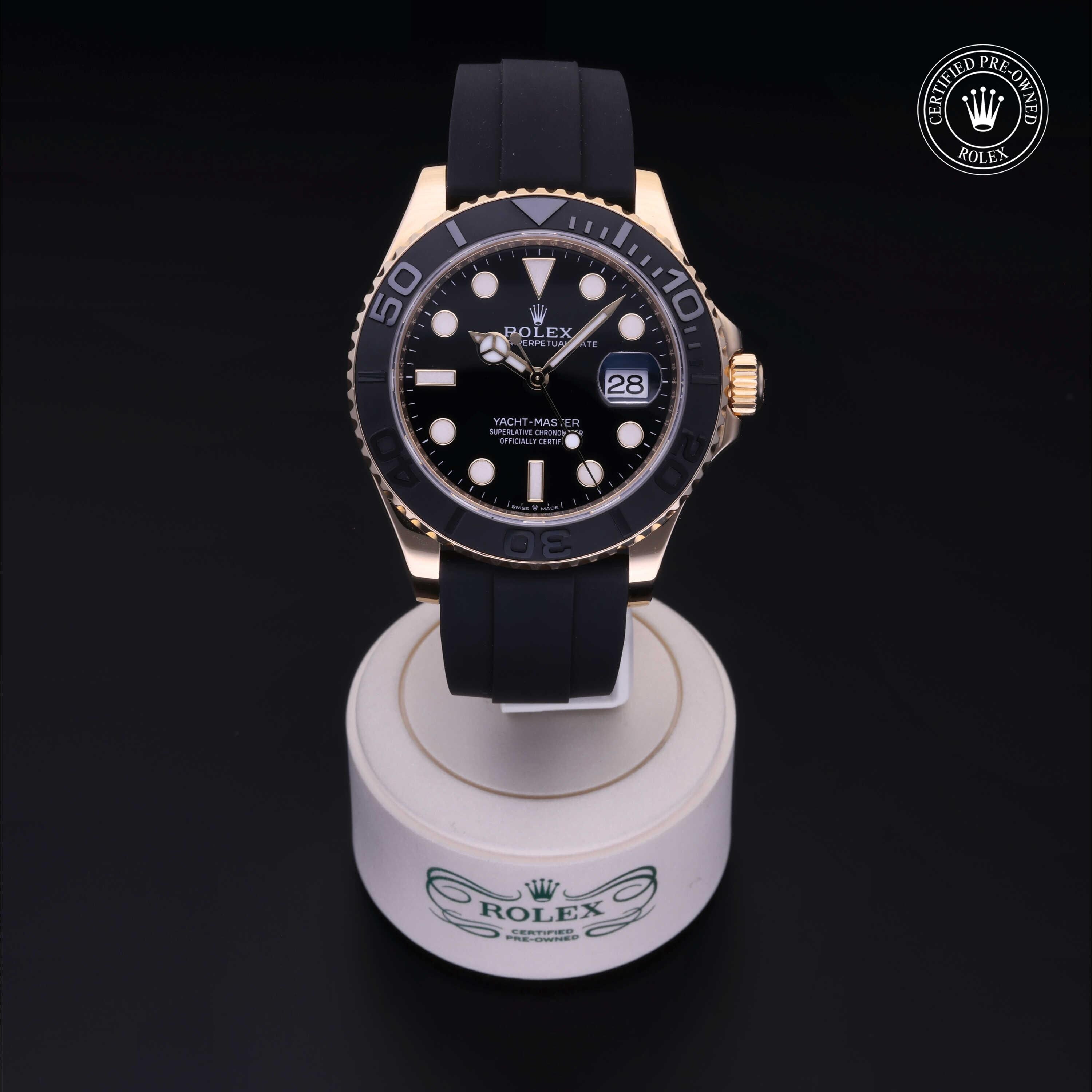 Rolex CPO Yacht-Master M226658 front on white background