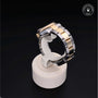 Rolex Certified Pre-owned Lady Datejust M178243-0024 front on black background