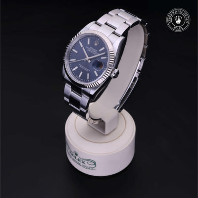 Rolex CPO Datejust M126234 front on white background