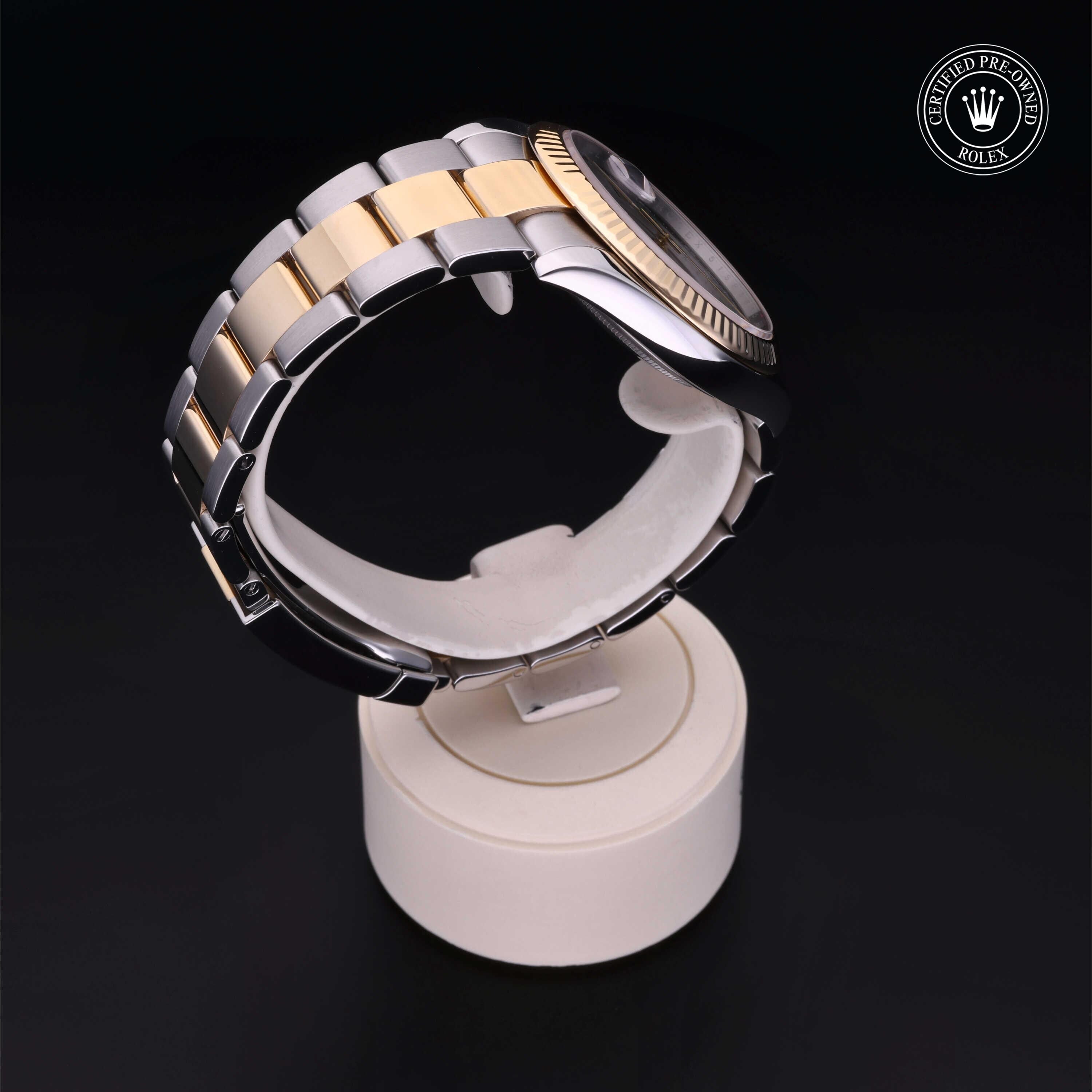 Rolex CPO Datejust M126333 front on white background