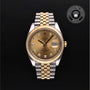 Rolex Certified Pre-owned Datejust M126333-0012 front on black background