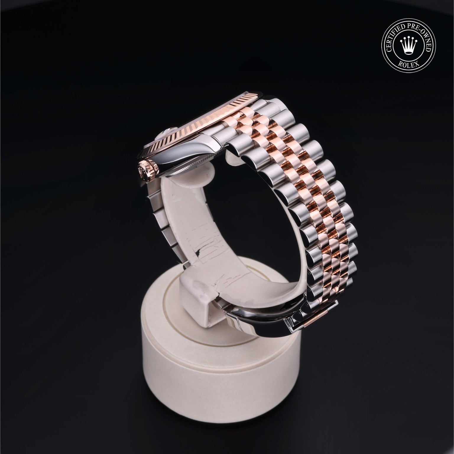 Rolex CPO Datejust M126331 front on white background