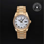 Rolex Certified Pre-owned Day-date M128238-0076 front on black background