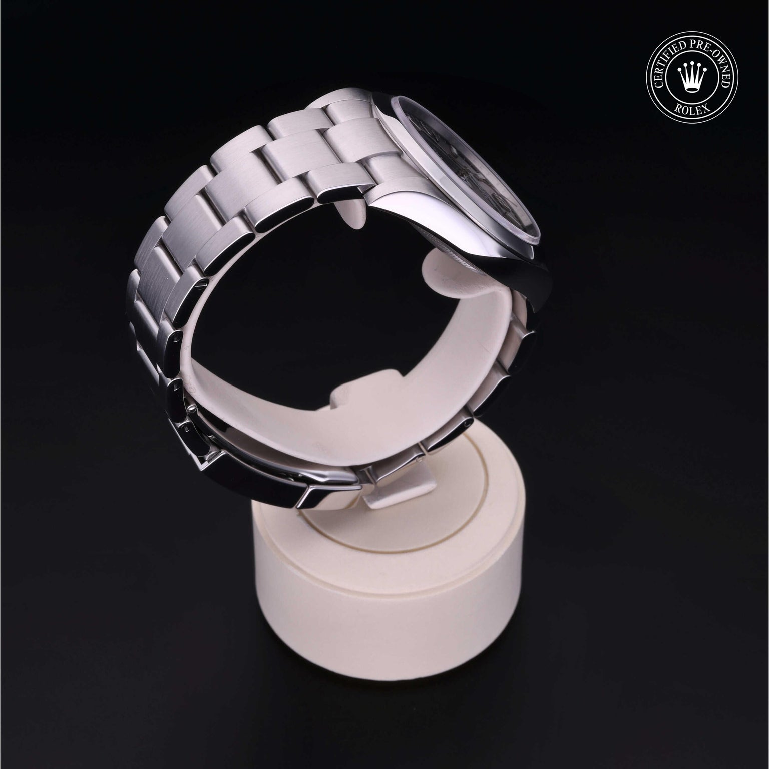 Rolex CPO Explorer M214270 front on white background
