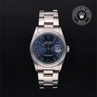 Rolex CPO Datejust M16200 front on white background