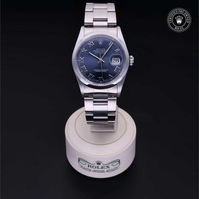 Rolex CPO Datejust M16200 front on white background