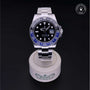 Rolex Certified Pre-owned GMT M126710BLNR-0003 front on black background