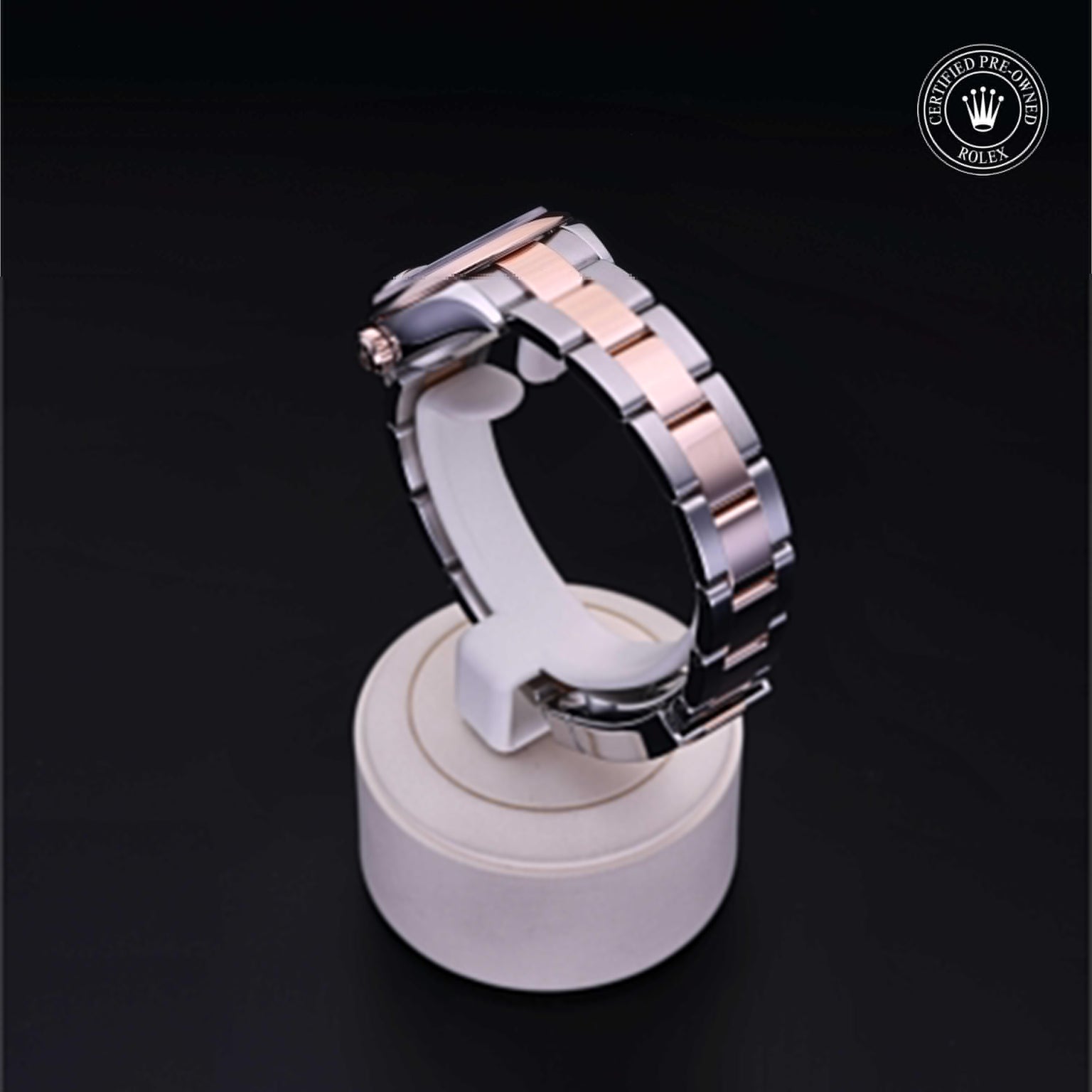 Rolex CPO Lady Datejust M279161 front on white background