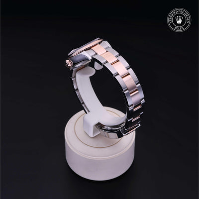 Rolex CPO Lady Datejust M279161 front on white background