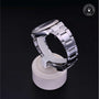 Rolex Certified Pre-owned Datejust M126334-0021 front on black background
