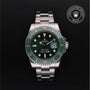 Rolex Certified Pre-owned Submariner M116610LV-0002 front on black background