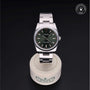 Rolex Certified Pre-owned Air-King M114200-0021 front on black background