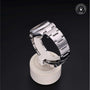 Rolex Certified Pre-owned Air-King M114200-0021 front on black background