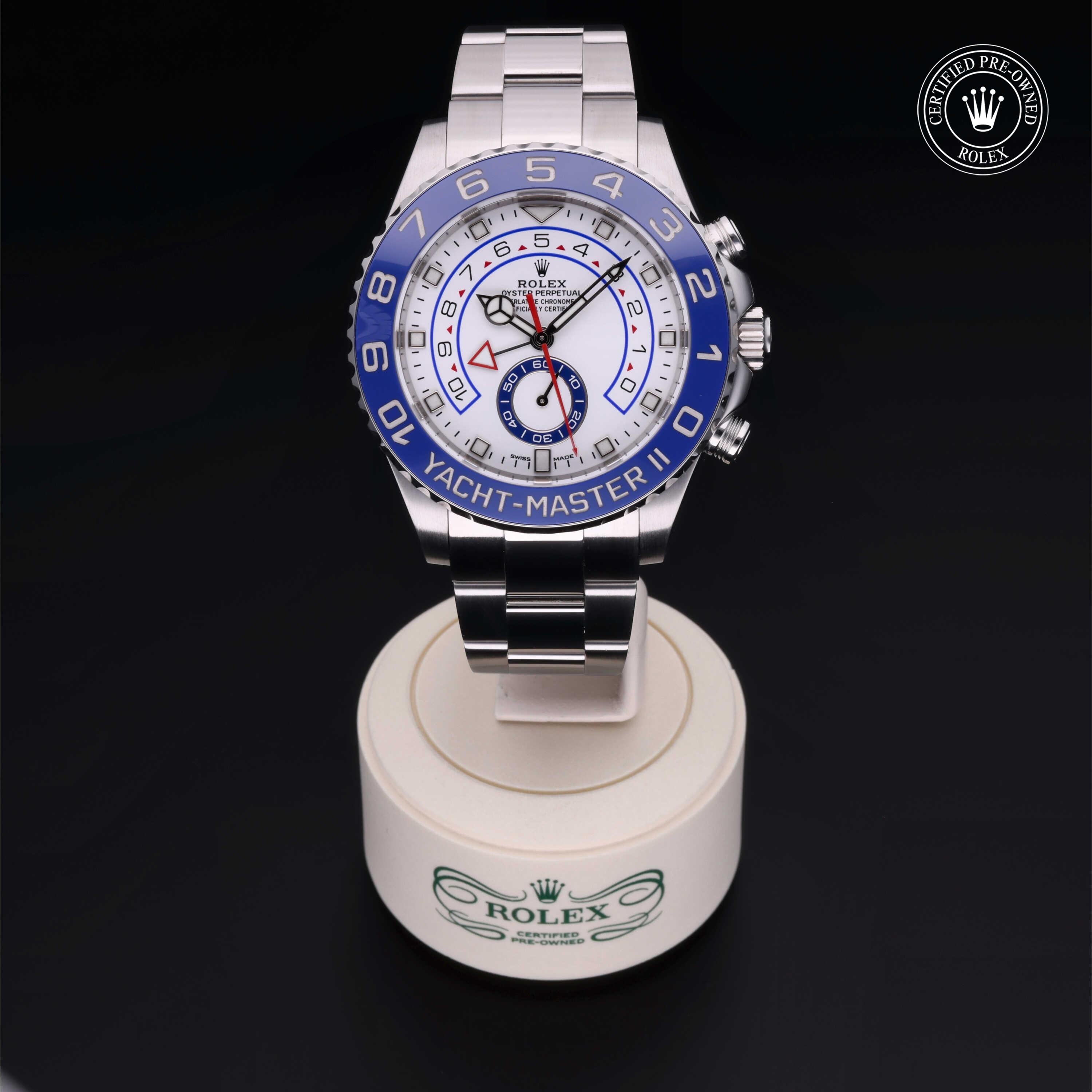 Rolex CPO Yacht-Master M116680 front on white background