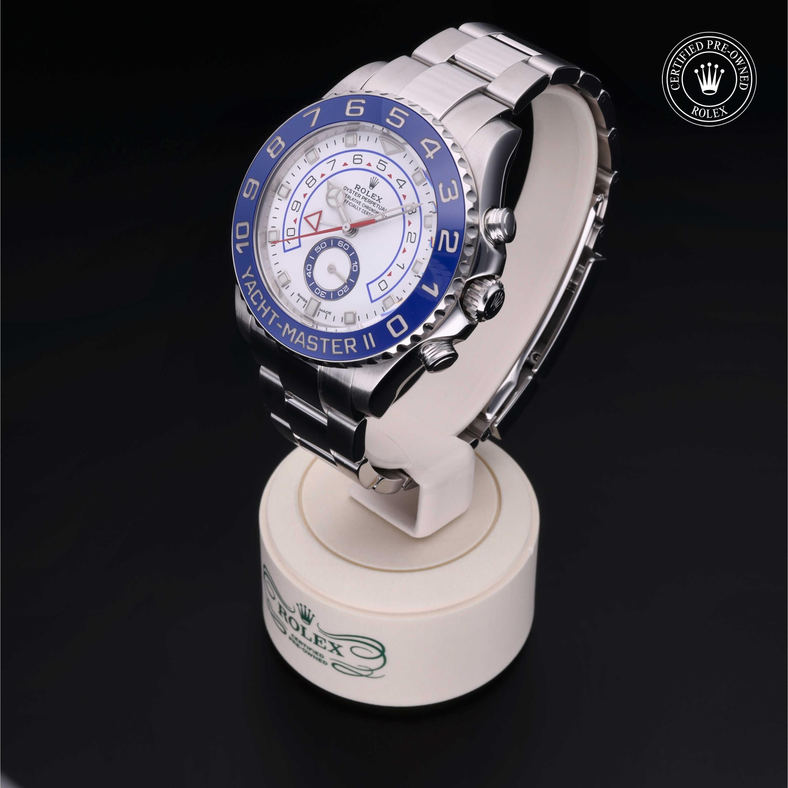 Rolex CPO Yacht-Master M116680 front on white background