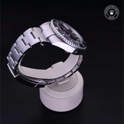 Rolex Certified Pre-owned Sea-Dweller M126600-0001 front on black background