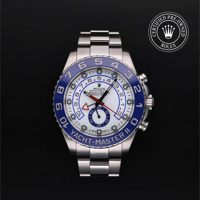 Rolex CPO Yacht-Master M116680 front on white background