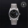 Rolex Certified Pre-owned Datejust M126200-0003 front on black background
